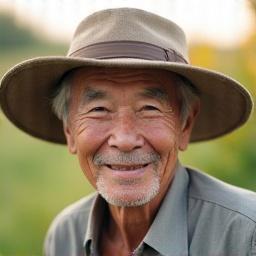 生産者の田中氏のポートレート