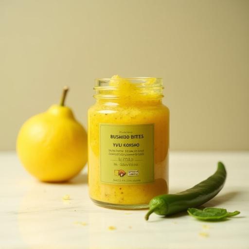 ブシドウ・バイツの柚子胡椒が入った瓶